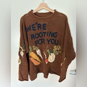 NWT Story mfg “root for you” twinsun rollneck